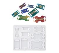 Personalized Pet Identity Collar Flexible Elastomer Cast for Enchantment Jewelry Making Tall Elastomer Jewelry Cast