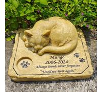 Personalized Pet Memorial Stones, Cat Garden Decorations Cat Memorial Gifts