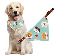 Personalized Pet Neck Scarf - Custom Dog Bandana with Logo, Machine-Washable Cotton