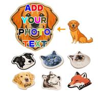 Personalized Pet Portrait Rug, Customizable with your pet's face photo,Handmade Rug Pad Mat, Personalized Pet Memorial Gifts, for Indoor Use, Living Room, Bedroom, Doormat