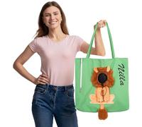 Personalized Pet Shoulder Bag,Custom Name Letter Embroidery Stitching, Cute Design for Small Animal Trips, Portable Chest Cat Carrier, Compact Animal Handbag, Feline Travel Backpack Accessory