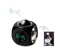 Personalized Photo Alarm Clock, Custom Clock with Pictures, Night Light Alarm Kelch Projectable LED Light Alarm Digital Wake Up Cube Kelch Bedside Desk Decor Birthday Gifts