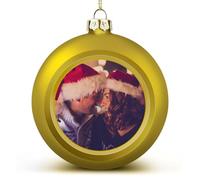 Personalized Photo Ball Ornament Custom Christmas balls Decorative Ball Add Your Customized Photo Picture Text Christmas Decorations for Home Display Window Christmas Tree Decoration(Large Size)