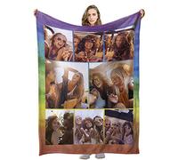 Personalized Photo Blanket for Adults, Personalised Dog Blanket Personalised Baby Photo Blanket Birthday Wedding Gift for Family Friends