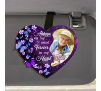 Personalized Photo Car Visor Clip Custom Memorial Car Visor Clip Drive Safe Car Visor Clip In Loving Memory Car Sun Visor Clip Gifts Loss of Loved One Gifts Bereavement Gift for Loss of Mom Dad