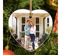 Personalized Photo Christmas Ornaments, Christmas 2024 Decoration, Christmas tree decorations baubles, Customized Acrylic Xmas Tree Decor, Gift for Kids, Adults, Family, Friends, Loves by iDIY