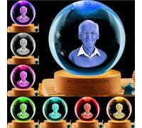 Personalized Photo Crystal Snow Globe Lamp,Custom Memorial Keepsake Gifts,Memorial Sympathy Gift for Loss of Loved One