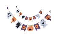 Personalized Photo Face Bunting Banner Halloween Banner Pumpkin Decorations Party Decorations Trick Or Treat Bunting For Out Doors Home Office Party Favor Decor Supplies (8pcs)