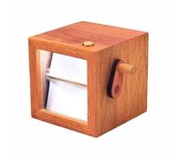 Personalized Photo Flip Book Frame, Hand Crank Wooden Animation Box with LED Suitable fo Night Light, Decoration Light,