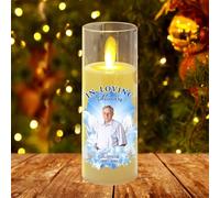 Personalized Photo Memorial Candles Memorial Gifts LED Memorial Candles for Loss of Loved One In Loving Memory Candle Sympathy Flameless Candles Bereavement Gifts for Family Friends Dad Mom Grandpa