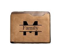 Personalized Photo Sketch Wallet for Men, DIY Custom Portrait PU Leather Wallet, Father's Day & Valentine's Gifts for Him, Mens Wallets & Leather Gift Ideas