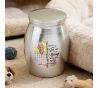 Personalized Photo Small Urns for Human Ashes, Although You Cannot See Me I'm Always With You, Custom Name & Picture Mini Keepsake Cremation Urn, Loss of Loved One Memorial Gifts 2.7 * 3.9cm,03
