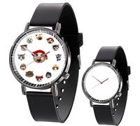 Personalized Photo Watch for Women Men，Wristwatches with Photo Watch Quartz Movement Gift for Father's Day Mother's Day Girlfriend Family Birthday Anniverary PU Leather (B-Print The face-Women)