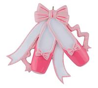 Personalized Pink Ballet Shoe Ornament - Ballerina Christmas Tree Ornament - Unique Christmas Keepsake Gift for Ballerinas Dancers