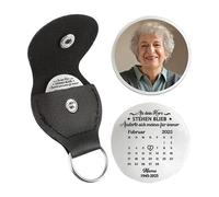 Personalized pocket cuddle bag with photo - In memory of the deceased, Pocket Hug Token From Heaven Anniversary Valentines Day Gifts for Him Husband, Custom Photo Keychain Memorial Gift For Loss Of On