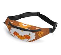 Personalized Printed Fanny Pack for Women And Men for Secure Travel Thanksgiving Day Printed Waist Pack with Adjustable Strap Belt Bag