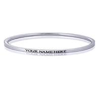 Personalized Punjabi Women kada Girls Bangle Bracelet Name kada Personalised Kara Stainless Steel Customised Girls Kara for her Wife Mother Sister Daughter. (Bangle 2-8)