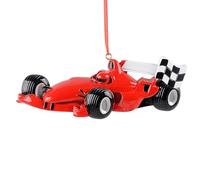 Personalized Race Car Ornament 2023, Red Race Car Christmas Tree Ornament Artisanal Customized Keepsake Decoration,Wheels Ornament,Sports Car Ornament, Cool,Fun Racing Car Ornament for Kid's Tree