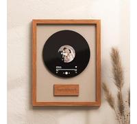 Personalized Record Wall Art | Custom Music Gift for Boyfriend, Husband, or Him | Unique Anniversary, Wedding, or Birthday Gift for Music Lovers
