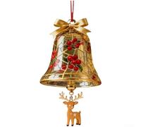 Personalized Resin Double Sided Christmas Ornament with Stacked For Books for For Book Lovers Holiday Decoration and Car Hanging Accessory (Deer A)