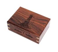 Personalized Rosewood Urns for Human or Pet Ashes, Light House Themes Wooden Engraved Cremation Urn, Wood Funeral Urn - Keepsake Box, Memorial Urn or Casket (8 x 6 x 3.5 inches - 55 Kg or 120 Lbs)