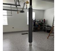 Personalized Round Post Padding for Basements Reu Safe Cush Protective Pads for Basketball Poles/Light Poles - High-Visibili Safe Equint