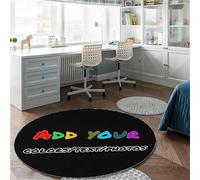 Personalized Rug, Custom Rug, Personalized Your Own Area Rug, Customized Design Doormat with Photos and Text, for Living Room, Bedroom, Dining Room, Office, Kitchen, Home Decor Floor Mats