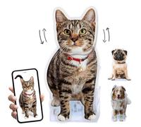 Personalized Shake Head Ornaments, Custom Acrylic Ornaments with Photos of Cats/Dogs/Pets, Cute Funny Gifts for Family, Friends, Couple - Office Desktop Car Decorations (Animal)