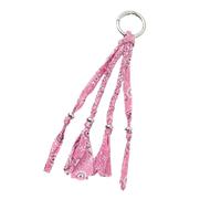 Personalized Shoe Trim Keychain Craftsmanship Dynamic Fiber and Beads Creative Unisex Fashion Decorator Artisan Cord Keyring, フリーサイズ