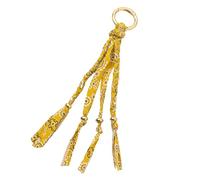 Personalized Shoe Trim Keychain Craftsmanship Dynamic Fiber and Beads Creative Unisex Fashion Decorator Artisan Cord Keyring, フリーサイズ