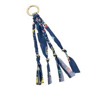 Personalized Shoe Trim Keychain Craftsmanship Dynamic Fiber and Beads Creative Unisex Fashion Decorator Artisan Cord Keyring, フリーサイズ