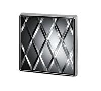 Personalized Silver Geometric Figure Lapel Pin for Men Women Cute Funny Square Brooch for Ease And Safe Aluminum Alloy Brooches Suit Dress Accessories Wedding Party