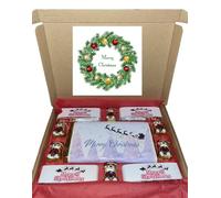 Personalized Sleigh chocolate box- with chocolate golden bears