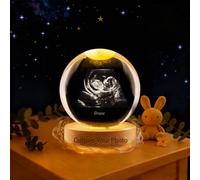 Personalized Snow Globe Custom Crystal Ball with Customized Ultrasound Picture Text Frames Decorative Ball Gift for Dad Mom Anniversary Expecting Parents (crystal ball light)