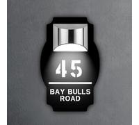 Personalized Solar-Powered Doorplates, Custom Acrylic Address Numbers, Solar Power Supply LED Illuminated Address Sign, Suitable for Courtyards, Home, Gardens