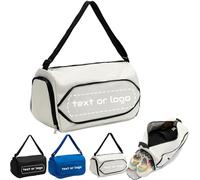 Personalized Sports Duffle Bag Custom Photo，Single-Shoulder Sports Training Bag with Shoulder Strap，Durable Oxford Fabric Travel Holdall for Men Women,Yoga Dance Fitness Kit Bag (White)