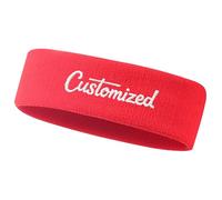 Personalized Sports Headband - Custom Sweat Wicking Headband with Embroidered Text for Women & Men, Unisex Stretchy Workout Head Band for Running, Yoga, Gym, Football
