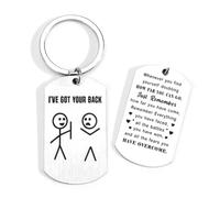 Personalized Stainless Steel Double-Sided Keychain, Stylish Gifts for Women, Perfect for Mum, Good Friends and Sisters, Ideal for Birthdays, Weddings and Travel Memories, Unique Friendship Keepsake