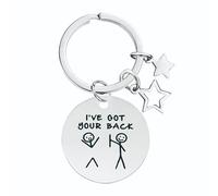 Personalized Stainless Steel Star Keychain,Trendy Gift for Friend,Ideal Keyring for Sisters,Friend Gifts,Gift for Friends Female,Funny Gifts for Friend,Gifts for Women,Cute Keyring,Personalised Gift