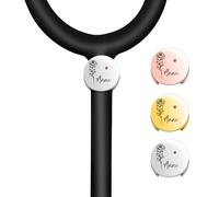 Personalized Stethoscope Name Tag and ID Charm for Nurses - Custom Medical ID Tag - Nurse Accessories and Gifts for Doctor Work