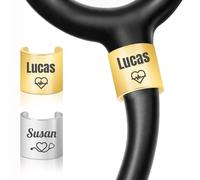 Personalized Stethoscope Name Tags, Custom Stethoscope Name Pendants and Accessories, Perfect for Nurses, Doctors, Medical Assistants, and Nurses' Week Gifts（Circular Enclosure）