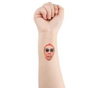 Personalized Temporary Tattoos Custom Tattoos with Face Photo Name Logo Waterproof Fake Tattoo Custom Name Tattoo Funny Body Sticker for Birthday Party Wedding Bride Groom Decor (Photo)