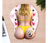 Personalized This Ass Belong To 3D Sexy Mouse Pad for Husband Boyfriend