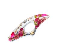 Personalized Thumb Book Page Holder with Name Birthday Month Flowers Just One More Page Custom Resin Bookmark Reading Accessories Reading Tracker Thumb Ring Bookmark for Teachers Librarian