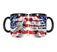 Personalized To My Brother Mug Gift Custom Name Fist Bump Coffee Mug Once A Brother Always A Brothers Ceramic Cup Funny Brothers Coffee Cup for Men Sibling Friend Father's Day Birthday Xmas,05