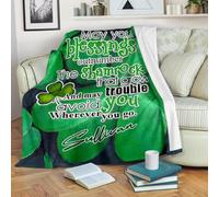 Personalized to My Daughter Blanket From Dad Lion Never Feel That You are Alone Great Birthday Graduation Bed Quilt Fleece Blanket