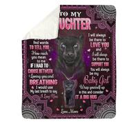 Personalized To My Granddaughter I Love You Forever Blanket From Grandma Nana Lion Granddaughter Birthday Gifts Graduation Christmas Fleece Blanket