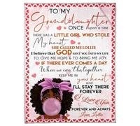 Personalized To My Granddaughter Lion Blanket From Grandma Never Forget That I Love You Granddaughter Birthday Gifts Christmas Customized Fleece Blanket