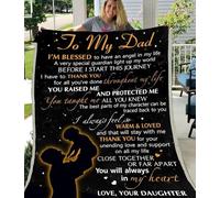 Personalized To My Granddaughter Lion Blanket From Grandpa I'll Stay There Forever Granddaughter Graduation Birthday Christmas Customized Bed Fleece Blanket