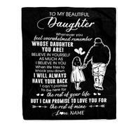 Personalized To My Grandson Lion Blanket From Grandma Gigi Every Day Laugh Love Live Grandson Birthday Graduation Christmas Customized Fleece Blanket